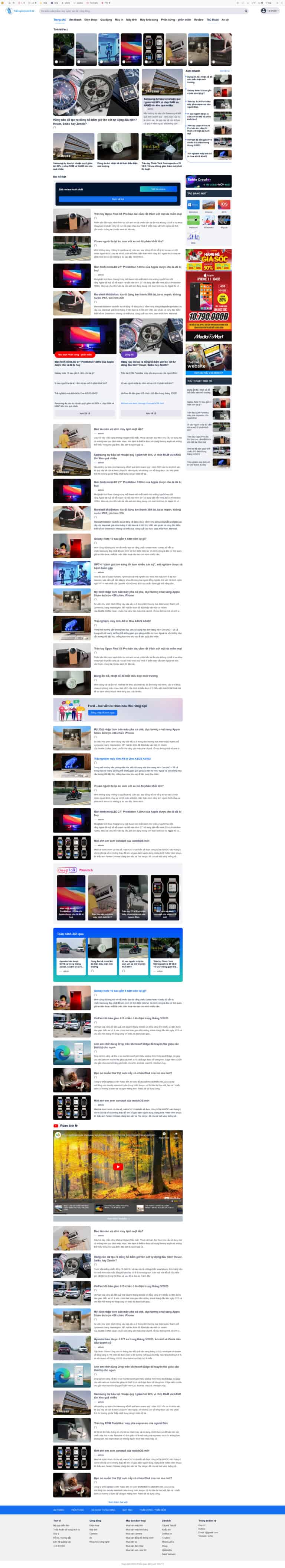 Theme wordpress web tin tức giống tinh tế giá rẻ