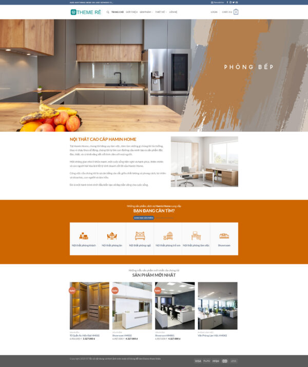 Theme wordpress nội thất 02 giá rẻ