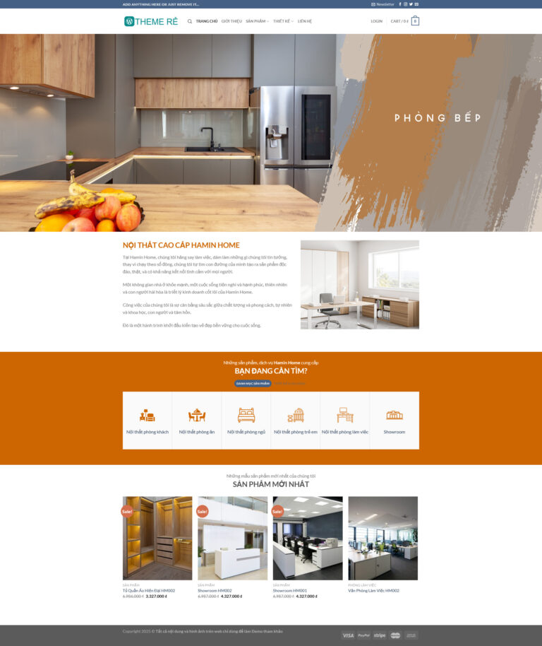 Theme wordpress nội thất 02 giá rẻ