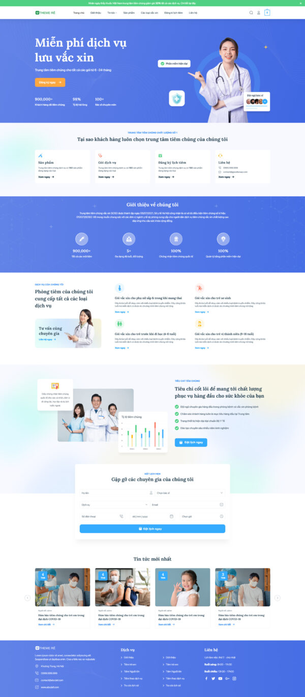 Theme wordpress thông tin y tế 06 giá rẻ