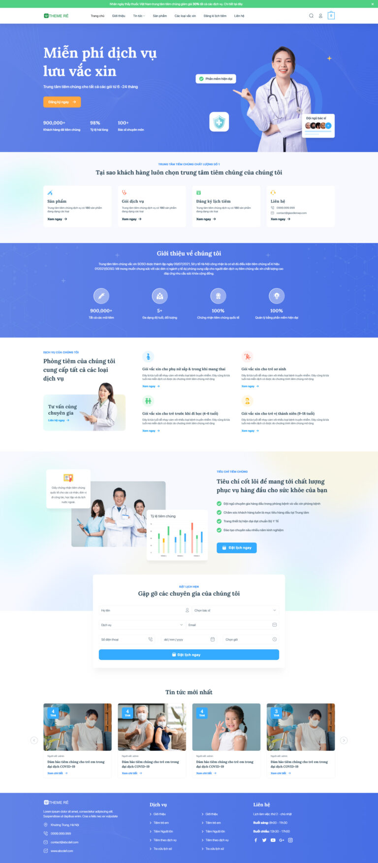 Theme wordpress thông tin y tế 06 giá rẻ